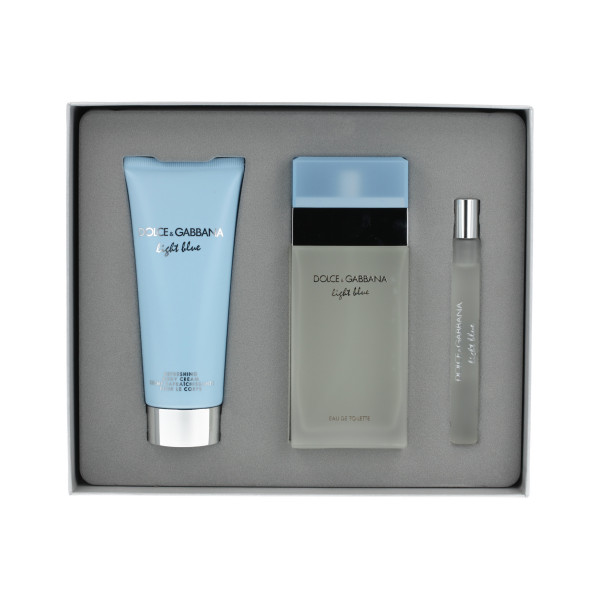 Dolce & Gabbana Light Blue EDT 100 ml + EDT MINI 10 ml + BC 100 ml