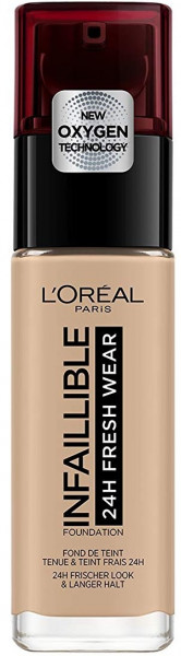 L'Oréal Paris Infaillible 24H Fresh Wear Foundation (145 Rose Beige) 30 ml