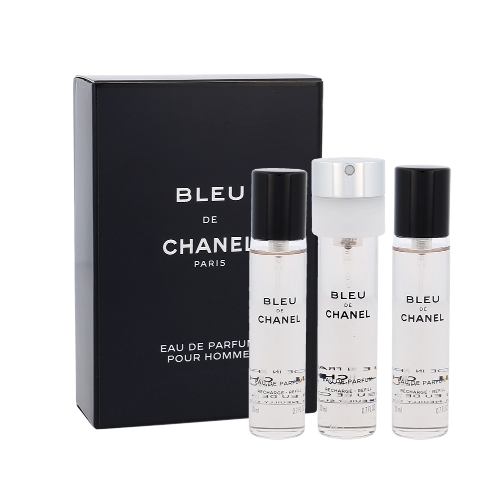 Chanel Bleu de Chanel Eau De Parfum Eau De Parfum Refill with Spray 20 ml + Refill  2 x 20 ml, Geschenksets für Ihn, Geschenksets