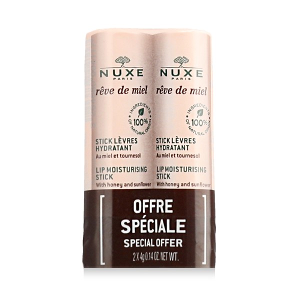 Nuxe Paris Rêve de Miel Lip Moisturizing Stick 2 x 4 g