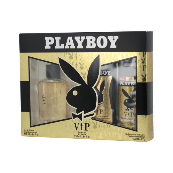Playboy VIP for Him - pour Lui EDT 100 ml + DEO VAPO 150 ml + SG 250 ml