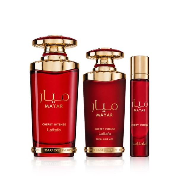 Lattafa Mayar Cherry Intense EDP 100 ml + EDP MINI 12 ml + Hair Mist 50 ml