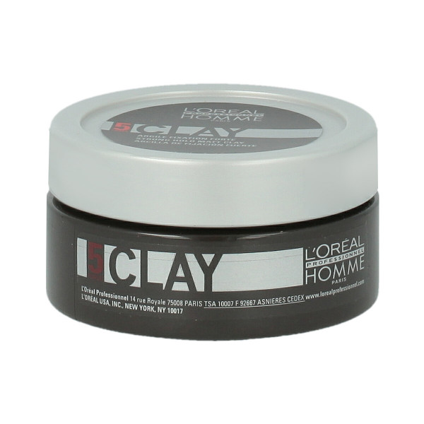 L'Oréal Professionnel Homme Strong Hold Clay (Force 5) 50 ml