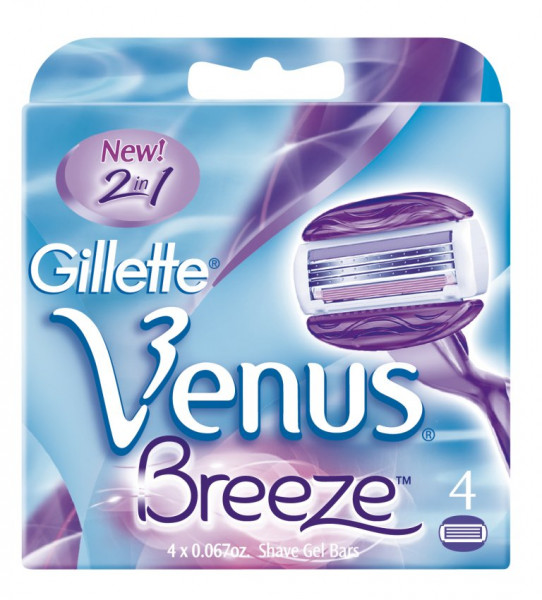 Gillette Venus Breeze Rasierklingen 4 Stück
