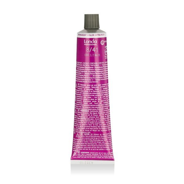 Londa Professional Permanent Color Crème Extra Rich (8/41 Light Blond Copper Ash) 60 ml