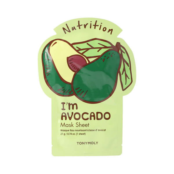 Tonymoly Nutrition I'm Avocado Mask Sheet 21 g