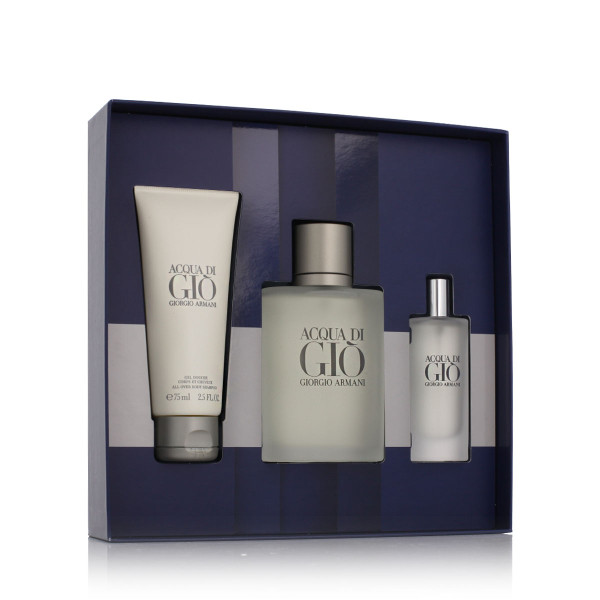Giorgio Armani Acqua di Gio Pour Homme EDT 100 ml + EDT 15 ml + SG 75 ml