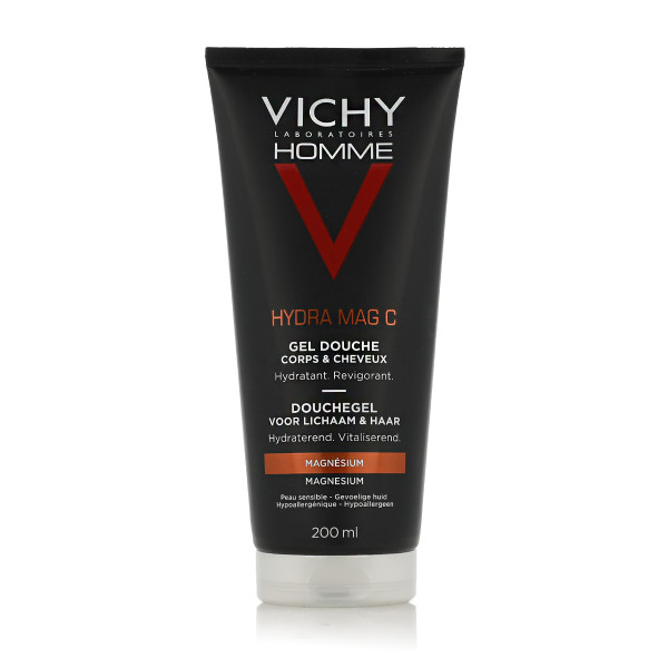 Vichy Homme Hydra Mag C Shower Gel Body & Hair 200 ml