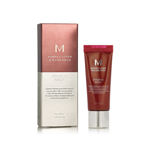 Missha M Perfect Cover BB Cream SPF 42 (No.27 Honey Beige) 20 ml
