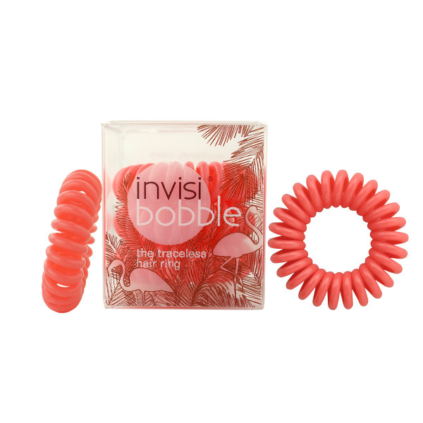 Invisibobble Hair Ring Fancy Flamingo - matte orange 3 Stück