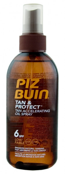 Piz Buin Tan & Protect Tan Accelerating Oil Spray SPF 6 150 ml