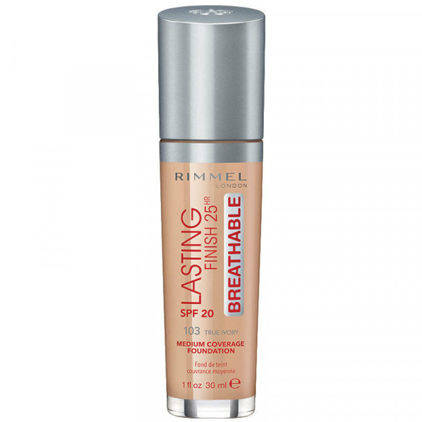 Rimmel London Lasting Finish 25HR Breathable Foundation (103 True Ivory) 30 ml