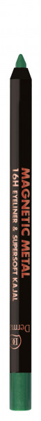 Dermacol Magnetic Metal 16H Eyeliner & Supersoft Kajal (04) 2 g
