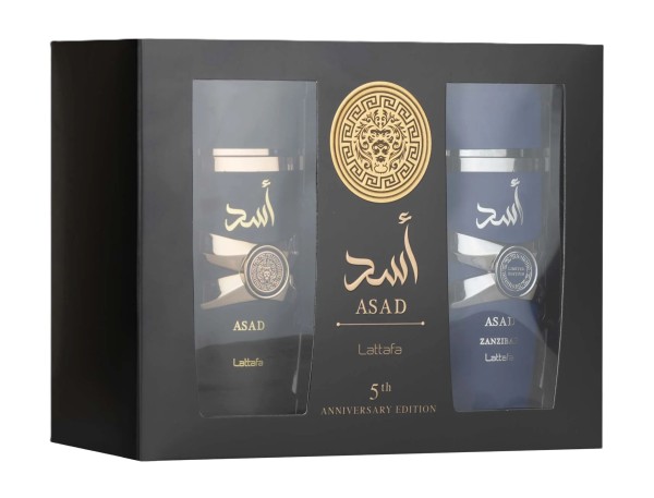 Lattafa Asad EDP Asad 100 ml + EDP Asad Zanzibar 100 ml