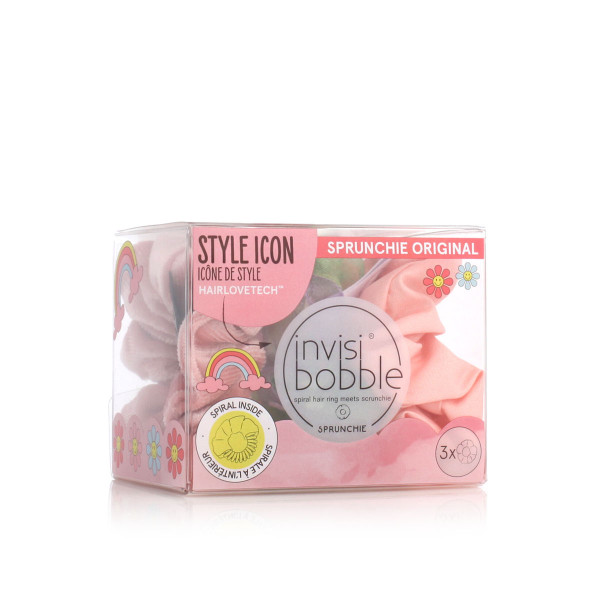 Invisibobble SPRUNCHIE Retro Dreamin' Hair-Band Macaron 3 Stück