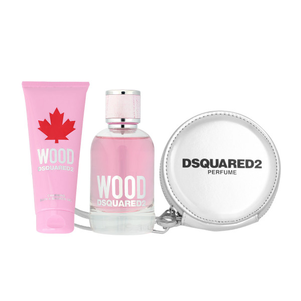 Dsquared2 Wood For Her EDT 100 ml + SG 100 ml + Wallet