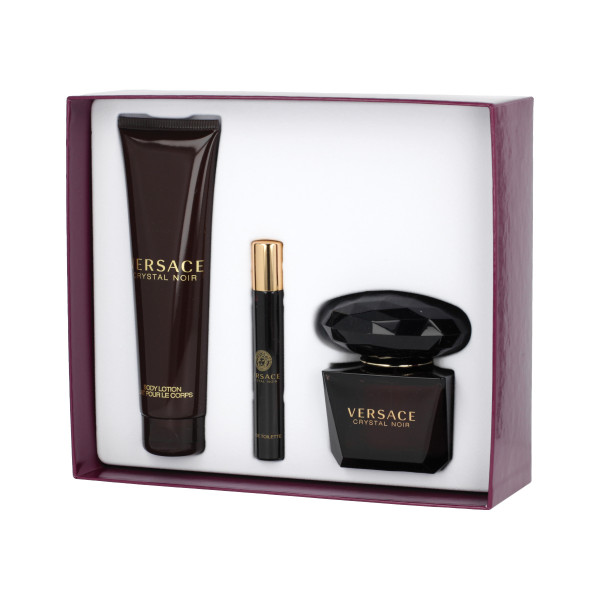 Versace Crystal Noir EDT 90 ml + EDT MINI 10 ml + BL 150 ml