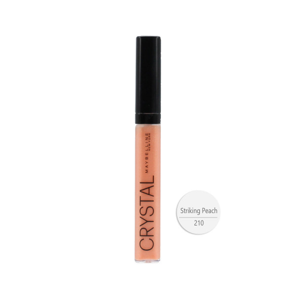 Maybelline Crystal Lip Gloss (210 Striking Peach) 6,8 ml