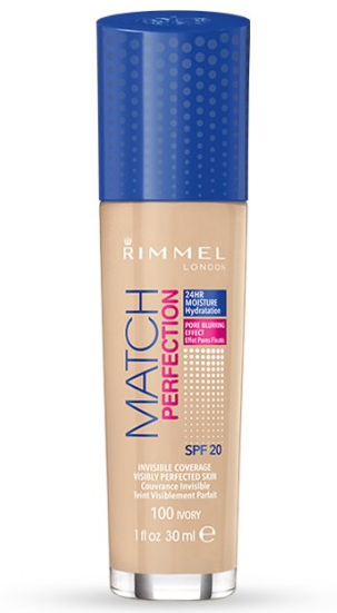 Rimmel London Match Perfection (100 Ivory) 30 ml