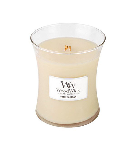 WoodWick Medium Hourglass Candles Scented Candle Vanilla Bean 275 g