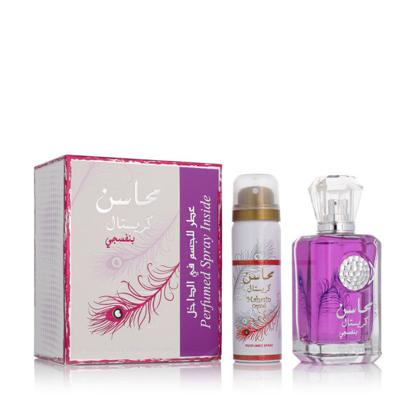 Lattafa Mahasin Crystal Violet EDP 100 ml + DEO VAPO 75 ml