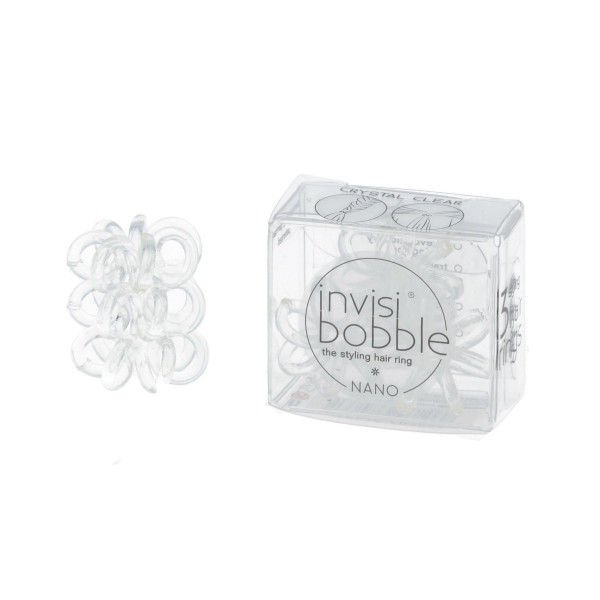 Invisibobble NANO Crystal Clear - Haargummi - 3 Stück