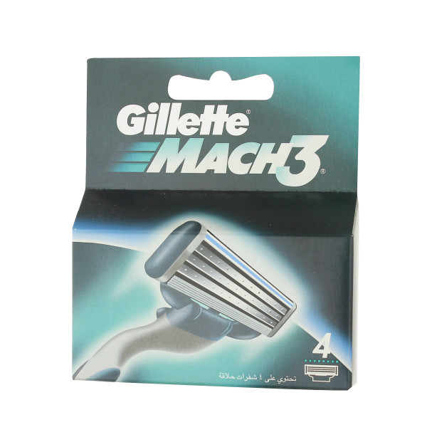 Gillette Mach3 Rasierklingen 4 Stück