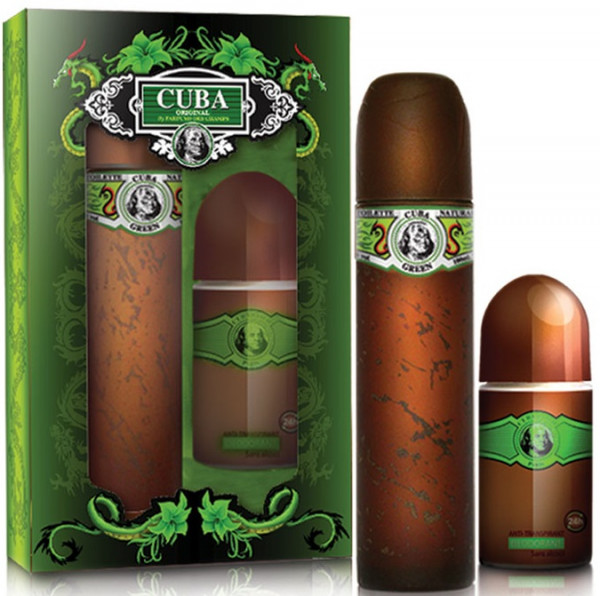 Cuba Green EDT 100 ml + DEO Roll-On 50 ml