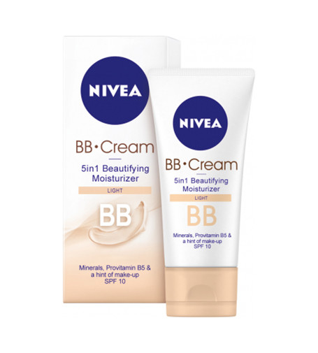 Nivea BB Cream 5in1 Beautifying Moisturizer (Light) 50 ml