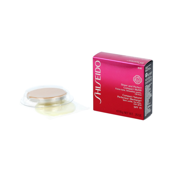 Shiseido Sheer and Perfect Compact (Refill) SPF 15 (B 60 - Natural Deep Beige) 10 g
