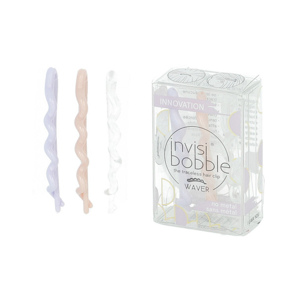 Invisibobble WAVER Marblelous Hair Clip I Lava You 3 Stück