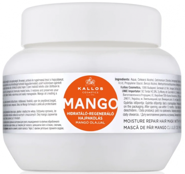 Kallos Cosmetics Mango Hair Mask 275 ml