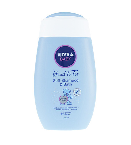 Nivea Baby Shampoo und Badeschaum 2in1 200 ml