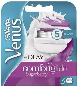 Gillette Venus & Olay Sugarberry Rasierklingen 3 Stück