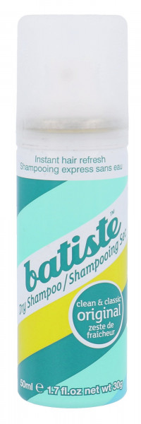 Batiste Dry Shampoo Original With A Clean & Classic Fragrance 50 ml