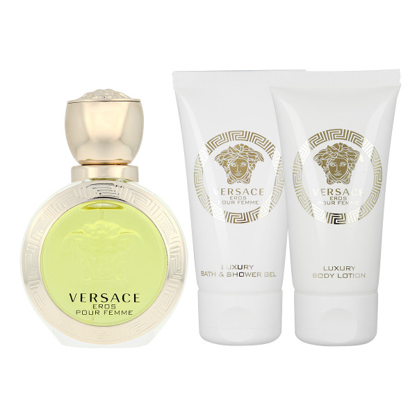 Versace Eros pour Femme EDT 50 ml + SG 50 ml + BL 50 ml