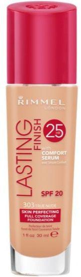 Rimmel London Lasting Finish 25H Foundation Makeup SPF 20 (303 True Nude) 30 ml