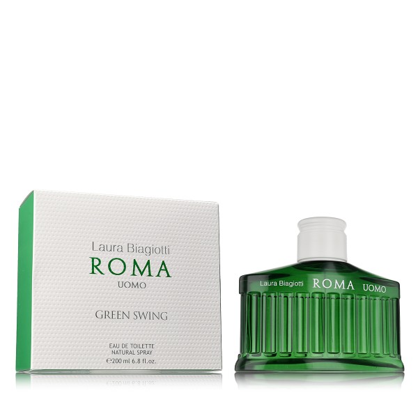 Laura Biagiotti Roma Uomo Green Swing Eau De Toilette 200 ml