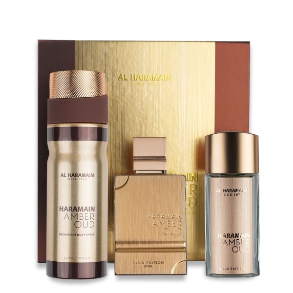Al Haramain Amber Oud Gold Edition EDP 75 ml + EDP 30 ml + Deodorant 200 ml