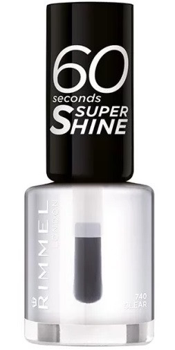 Rimmel London 60 Seconds Super Shine Nail Polish (740 Clear) 8 ml