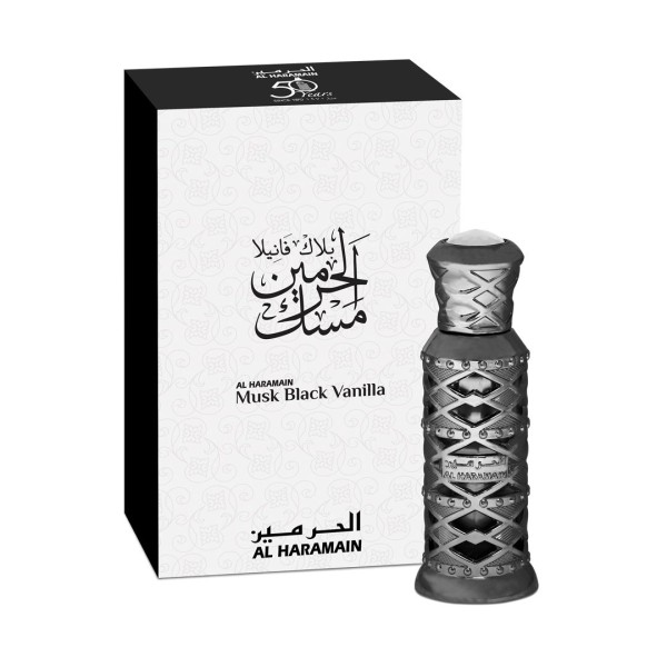 Al Haramain Musk Black Vanilla Perfumed Oil 12 ml