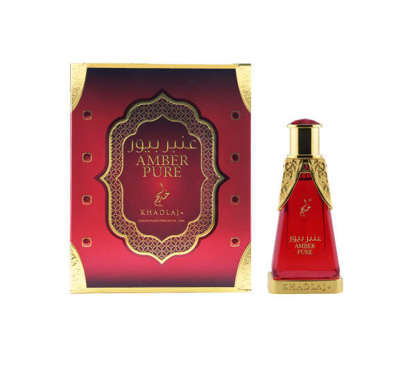 Khadlaj Amber Pure Perfumed Oil 20 ml
