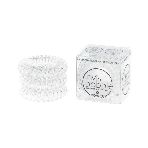 Invisibobble POWER Crystal Clear - Haargummi - 3 Stück