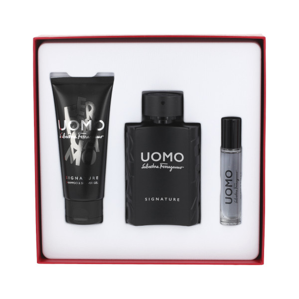 Salvatore Ferragamo Uomo Signature EDP 100 ml + EDP MINI 10 ml + SG 100 ml