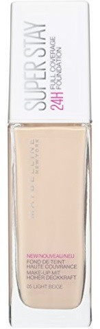 Maybelline SuperStay 24h Full Coverage Foundation (05 Light Beige) 30 ml