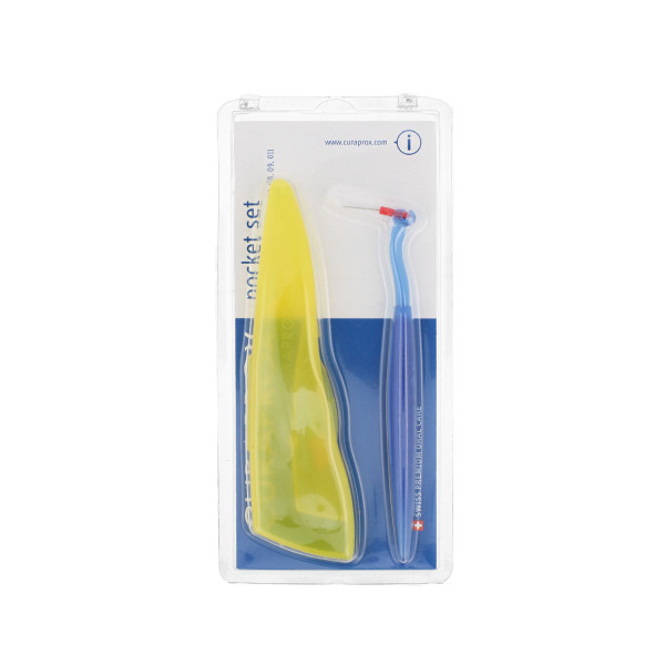 Curaprox Pocket Set CPS 457 - 06, 07, 08, 09, 011 + UHS 451 (Yellow)