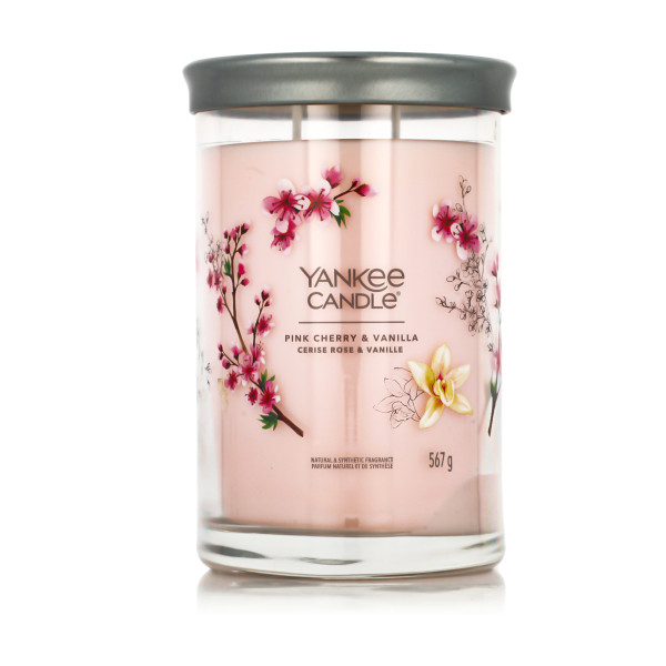 Yankee Candle Signature Tumbler Scented Candle Pink Cherry & Vanilla 567 g