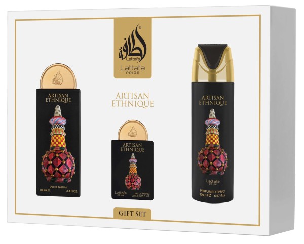 Lattafa Pride Artisan Ethnique EDP 100 ml + EDP 20 ml + DEO VAPO 200 ml