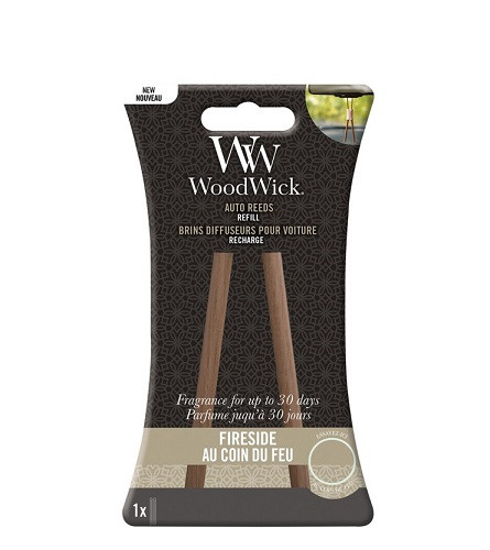 WoodWick Auto Reed Refill Fireside