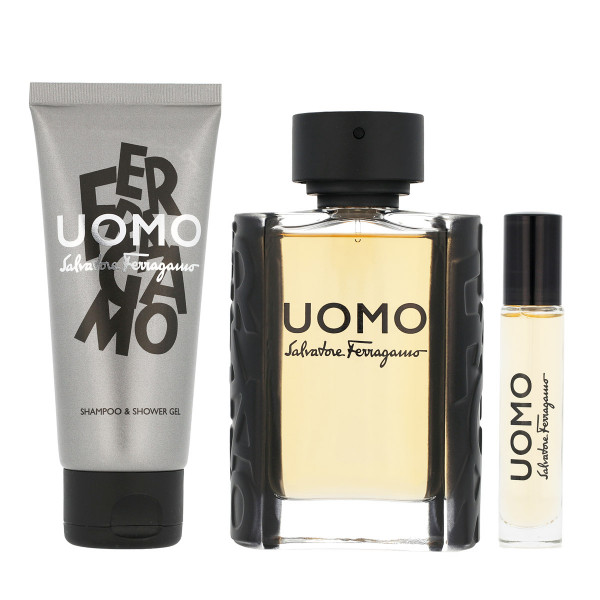 Salvatore Ferragamo Uomo EDT 100 ml + EDT MINI 10 ml + SG 100 ml